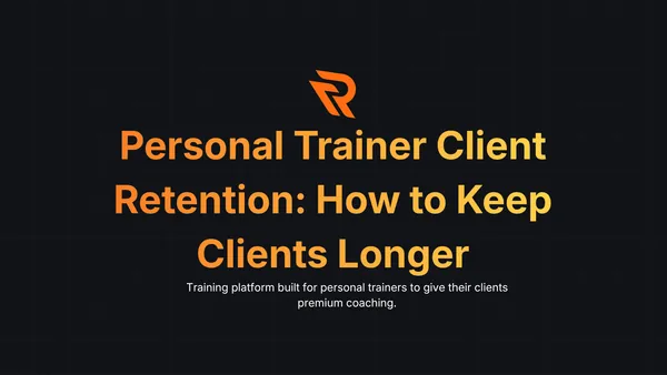 Personal trainer reviewing client progress and retention metrics